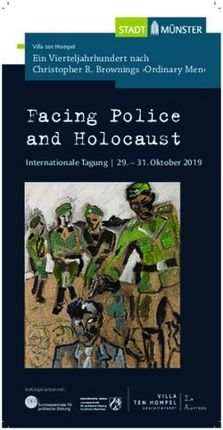 Facing Police and Holocaust - Ein Vierteljahrhundert nach Christopher R. Brownings Ordinary Men - Landeszentrale für politische Bildung ...