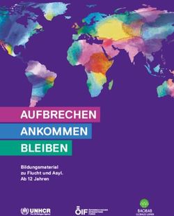 AUFBRECHEN ANKOMMEN BLEIBEN - Bildungsmaterial zu Flucht und Asyl. Ab 12 Jahren - UNHCR