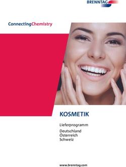 KOSMETIK Lieferprogramm Deutschland Österreich Schweiz - www.brenntag.com