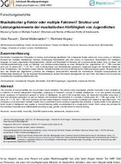 Musikalischer g-Faktor oder multiple Faktoren? Struktur und Leistungskennwerte der musikalischen H&ouml;rf&auml;higkeit von Jugendlichen