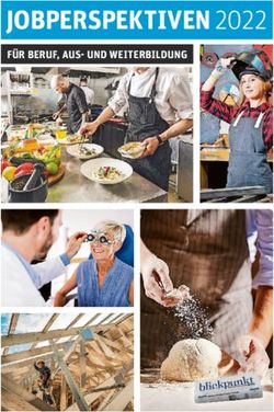 JOBPERSPEKTIVEN2022 F&Uuml;R BERUF, AUS- UND WEITERBILDUNG - BlickPunkt Brandenburg