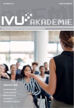 GEWUSST WIE! - INFORMATIONSSYSTEME F&Uuml;R VERSORGUNGSUNTERNEHMEN AKADEMIE 2021 WWW.IVUGMBH.DE - IVU GmbH