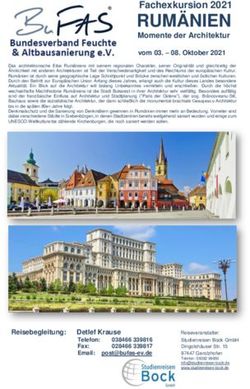 RUM&Auml;NIEN Fachexkursion 2021