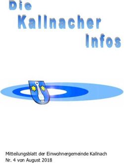 Mitteilungsblatt der Einwohnergemeinde Kallnach Nr. 4 von August 2018