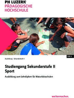 Studiengang Sekundarstufe II Sport - Ausbildung zum Lehrdiplom f&uuml;r Maturit&auml;tsschulen