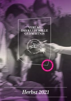 Herbst 2021 - VERLAG DAS KULTURELLE GED&Auml;CHTNIS - VERLAG DAS KULTURELLE GED&Auml;CHTNIS