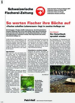 So werten Fischer ihre Bäche auf - "Fischer schaffen Lebensraum" liegt in zweiter Auflage vor - SFV-FSP