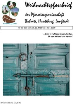 Weihnachtspfarrbrief der Pfarreiengemeinschaft Bohmte, Hunteburg, Lemförde