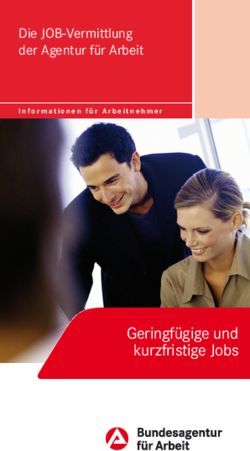 Geringf&uuml;gige und kurzfristige Jobs - Die der
