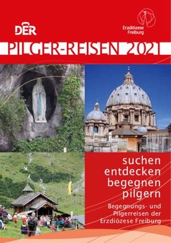 PILGER-REISEN 2021 - suchen entdecken begegnen pilgern Begegnungs- und Pilgerreisen der Erzdi&ouml;zese Freiburg - Erzbistum Freiburg