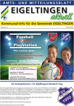 EIGELTINGEN AMTS- UND MITTEILUNGSBLATT - Gemeinde Eigeltingen
