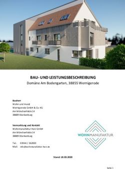 BAU- UND LEISTUNGSBESCHREIBUNG - Dom&auml;ne Am Bodengarten, 38855 Wernigerode