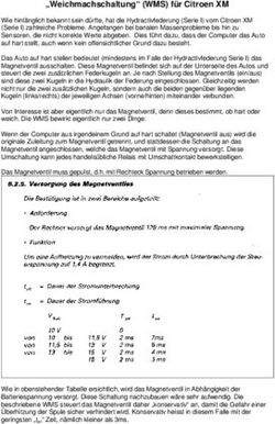 "Weichmachschaltung" (WMS) f&uuml;r Citroen XM