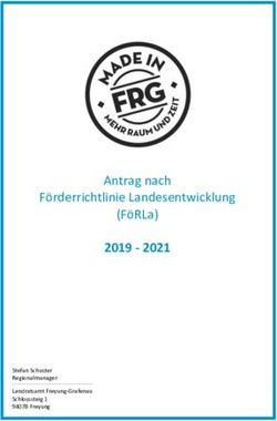 ANTRAG NACH FÖRDERRICHTLINIE LANDESENTWICKLUNG (FÖRLA) 2019 - 2021 - LANDKREIS FREYUNG-GRAFENAU