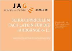 SCHULCURRICULUM FACH LATEIN FU R DIE JAHRGA NGE 6-11 - Sekundarstufe I und Einf&uuml;hrungsphase des Johannes Althusius Gymnsasiums - JAG ...