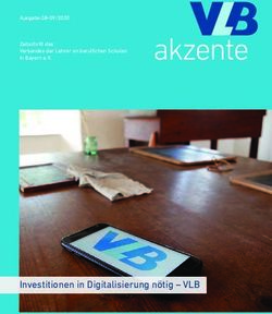 Akzente Ausgabe 08-09/2020 Zeitschrift des Verbandes der Lehrer an beruflichen Schulen in Bayern e. V - VLB Bayern