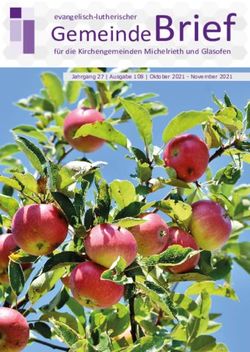 Gemeinde Brief - Pfarrei Michelrieth und Glasofen