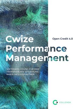 Open Credit 4.0 - SOFTWAREL&Ouml;SUNG F&Uuml;R EINE TRANSPARENTE STEUERUNG IHRER INKASSOPARTNER - Collenda