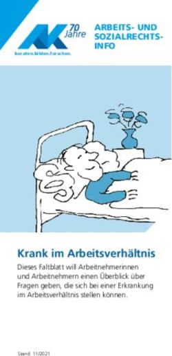 Krank im Arbeitsverh&auml;ltnis - Arbeitskammer des Saarlandes