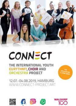 THE INTERNATIONAL YOUTH EURYTHMY, CHOIR AND ORCHESTRA PROJECT