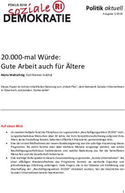 20.000-mal W&uuml;rde: Gute Arbeit auch f&uuml;r &Auml;ltere - Karl-Renner-Institut