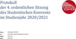 Protokoll der 4. ordentlichen Sitzung des Studentischen Konvents im Studienjahr 2020/2021