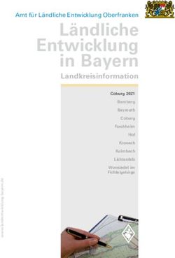 L&auml;ndliche Entwicklung in Bayern - Landkreisinformation Amt f&uuml;r L&auml;ndliche Entwicklung Oberfranken