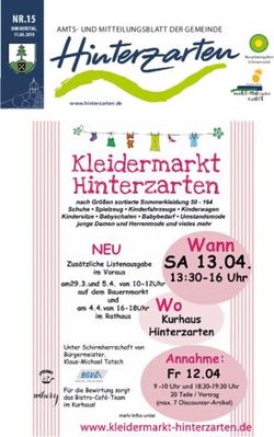 NR.15 AMTS UND MITTEILUNGSBLATT DER GEMEINDE