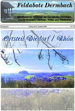 Feldabote Dermbach gemeinsames Amtsblatt der Gemeinden Dermbach, Empfertshausen, Oechsen, Weilar und Wiesenthal - Gemeinde Dermbach