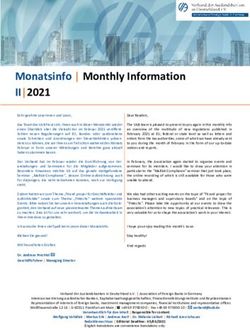 Monatsinfo | Monthly Information - II|2021 - Verband der ...