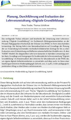 Planung, Durchf&uuml;hrung und Evaluation der Lehrveranstaltung "Digitale Grundbildung" - P&auml;dagogische Horizonte