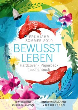 BEWUSST LEBEN Hardcover Paperback Taschenbuch - FRÜHJAHR SOMMER 2019 - Droemer Knaur