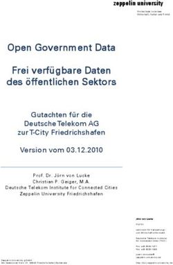 Open Government Data Frei verf&uuml;gbare Daten des &ouml;ffentlichen Sektors