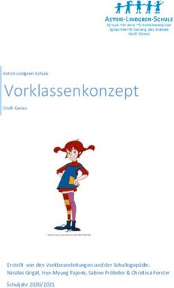 Vorklassenkonzept - Astrid-Lindgren-Schule
