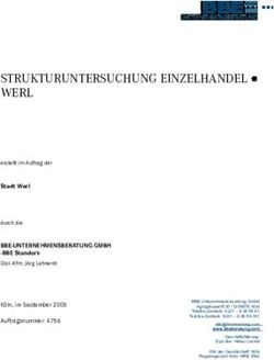 STRUKTURUNTERSUCHUNG EINZELHANDEL WERL - GWS Werl