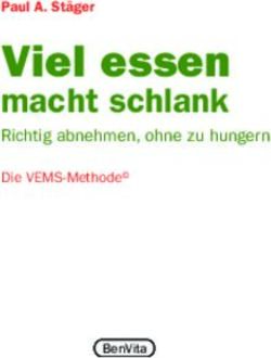Viel essen macht schlank - Richtig abnehmen, ohne zu hungern - BenVita Verlag