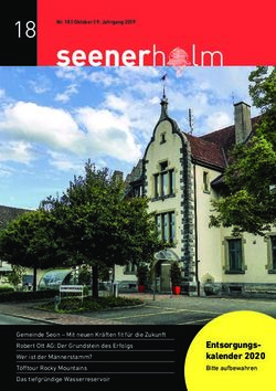 Entsorgungs-kalender 2020 - Bitte aufbewahren - Seenerhelm