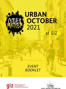 URBAN OCTOBER 2021 at GIZ
