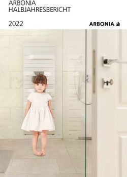 ARBONIA HALBJAHRESBERICHT 2022