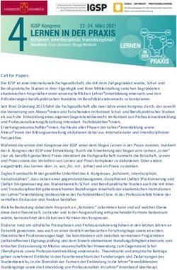 Call for Papers - IGSP Kongress Osnabr&uuml;ck 2021