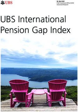 UBS International Pension Gap Index - investrends.ch