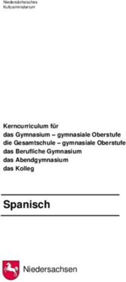 Spanisch Niedersachsen - Nieders&auml;chsischer Bildungsserver