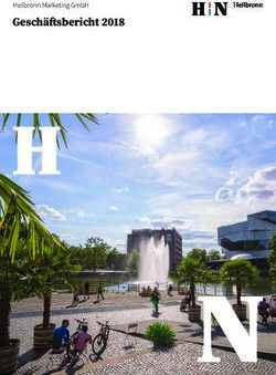 Gesch&auml;ftsbericht 2018 - Heilbronn Marketing GmbH - Stadt Heilbronn