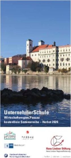 UnternehmerSchule Wirtschaftsregion Passau kostenfreie Seminarreihe - Herbst 2020