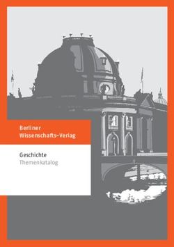 Berliner Wissenschafts-Verlag - Geschichte Themenkatalog