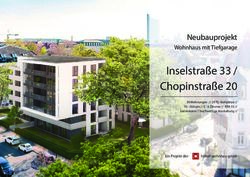 Inselstra&szlig;e 33 / Chopinstra&szlig;e 20 - Neubauprojekt Wohnhaus mit Tiefgarage - H&ouml;lzel Wohnbau GmbH
