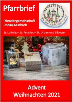 Pfarrbrief - Advent Weihnachten 2021 - Pfarreiengemeinschaft Lindau-Aeschach