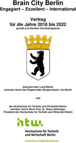 Brain City Berlin Engagiert - Exzellent - International Vertrag für die Jahre 2018 bis 2022 - Berlin.de
