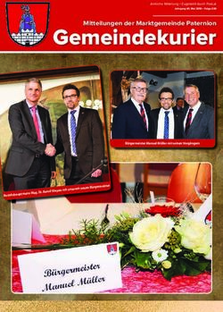 Gemeindekurier Mitteilungen der Marktgemeinde Paternion