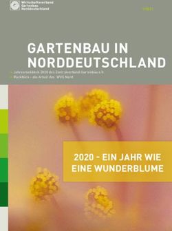 GARTENBAU IN NORDDEUTSCHLAND 2020 - EIN JAHR WIE EINE WUNDERBLUME